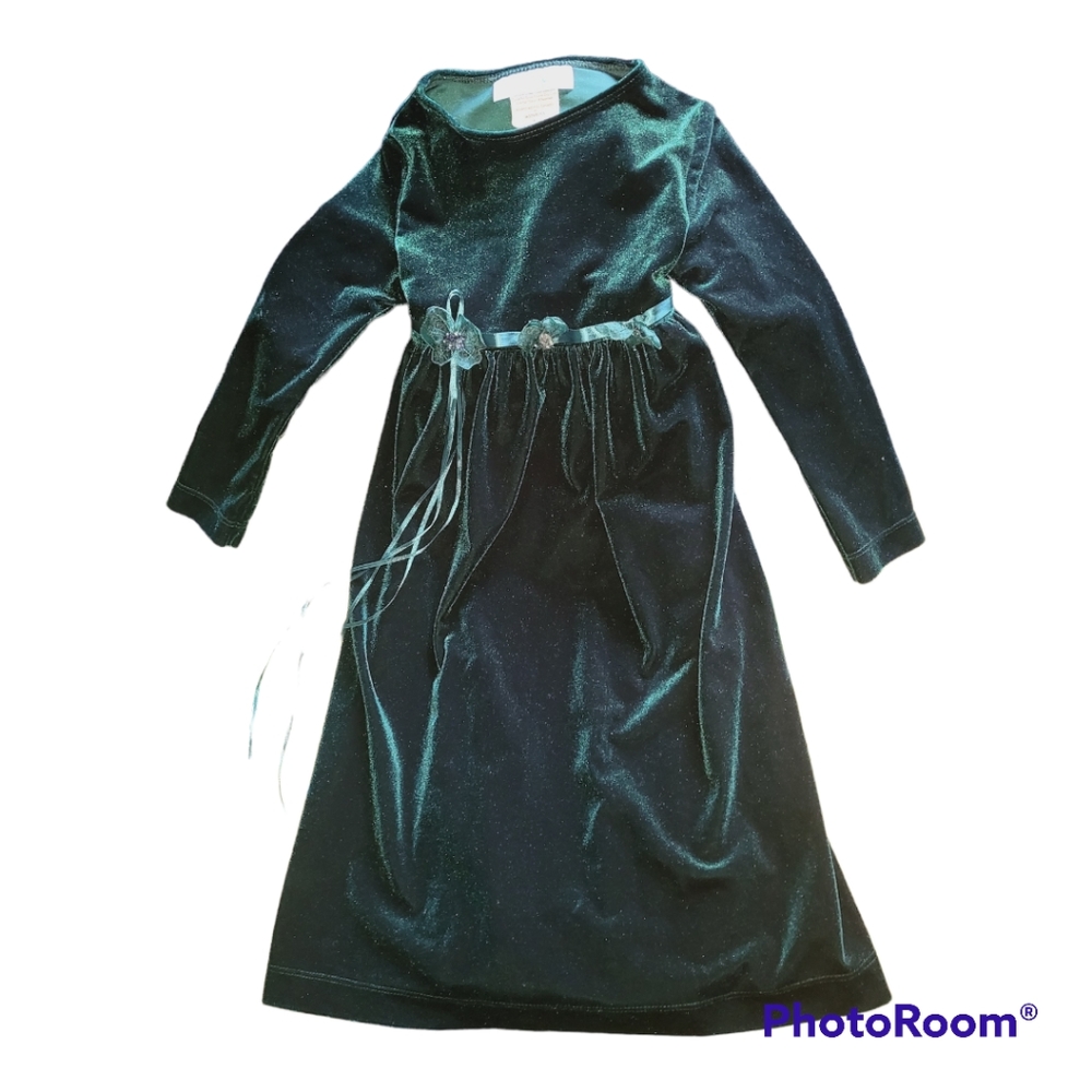 Chantilly Place Green Girl Dress